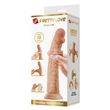 Letapasztható csúszóbőrös dildó Pretty Love Sharife Flesh