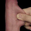 Letapasztható csúszóbőrös dildó 8.5'' sliding skin pro ii dual layer silicone dong