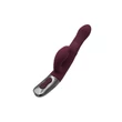 Csiklókaros G-pont vibrátor Titanz 8.5" silicone rechargeable vibrator in rubine red