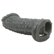Rücskös fekete péniszhosszabbító Pretty Love Realistic Penis Sleeve Black II