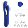 Csiklóizgatós szilikon vibrátor L'allure pulse rechargeable vibrator