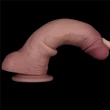 Vibráló csúszóbőrű Pro II szilikon pénisz 21,5 cm