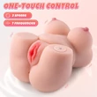 Tölthető, vibrációs, duci vagina maszturbátor Ejleen Pussy Masturbator