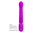 Csiklóizgatós szilikon vibrátor hullámzó funkcióval Pretty Love Laursen Purple I