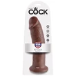 Letapasztható dildó 10" cock  brown