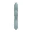 Csiklókaros szilikon vibráetor applikációs Chika turquoise grey