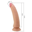 Csúszóbőrös realisztikus dildó Pretty Love Cable flesh
