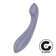 Vízálló, tölthető szilikon g-pont vibrátor G-Force purple