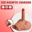 Férfi torzó maszturbátor vibrátoros Peel ass masturbator and dildo thrusting
