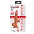 Realisztikus dildó letapasztható Beautiful zebulon 7,6 " dildo brown