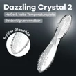 Üvegdildó kétvégű Dazzling crystal 2 - transparent