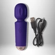 Tölthető mini masszírizó vibrátor Rechargeable Mini Wand - Violet Dream