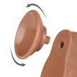 Barna csúszóbőrős dildó 7.5'' Sliding Skin Dual Layer Dong Brown
