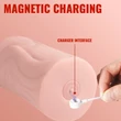 Maszturbátor vibrátoros ánusz Large thrusting masturbator i