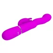Csiklóizgatós szilikon vibrátor hullámzó funkcióval Pretty Love Laursen Purple I