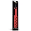 Műbőr paskoló állítható pánttal és keresztmintás felülettel 44 cm - Rebellion Reign Rope Paddle