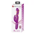 Csiklóizgatós szilikon vibrátor hullámzó funkcióval Pretty Love Laursen Purple I