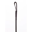 Lovaglópálca Nylon stick with neon strip and goat kid leather handle nubuck leather black