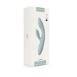 Csiklókaros szilikon vibráetor applikációs Chika turquoise grey
