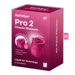 Rózsa alakú léghullámos csiklóizgató vibrátor Satisfyer Pro 2 Classic Blossom
