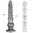 Vibrátor 10 féle rezgéssel 12.5" king sized vibrating vibrax slider