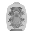 Vibrátoros maszturbátor tojás VIBEGGS - Ribs Delight - Vibrating Masturbation Sleeve - White