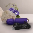 Tölthető mini masszírizó vibrátor Rechargeable Mini Wand - Violet Dream