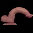 Realisztikus hajlítható vibrátor 9'' vibrating dual density power cock
