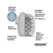 Vibrátoros maszturbátor tojás Vibeggs - blow misty - white