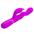 Csiklóizgatós szilikon vibrátor hullámzó funkcióval Pretty Love Laursen Purple I