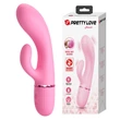Csiklókaros g-pont vibrátor Pretty Love Marski pink 18 cm