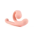 Csiga formájú csiklókaros vibrátor rugalmas nyúlvibrátor magic snail rózsaszín