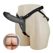 Felcsatolható, üreges, fekete dildó Pretty Love Landon Harness Briefs Black 16,7 cm