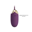 Applikációs vibrátoros tojás Pretty Love Abner purple