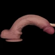 Tapadótalpas, csúszóbőrös szilikon dildó 25 cm sliding skin pro ii dual layer 10''