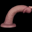Realisztikus hajlítható vibrátor 8 vibrating dual density power cock