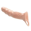 Állítható méretű péniszhosszabbító heregyűrűvel 21 cm Pretty Love Penis Sleeve II