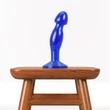 Kék zselés prosztata dildó, anál plug Flawless Clear Prostate Plug 6.5'' Blue 16,5 cm