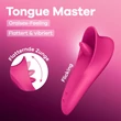Csiklóstimulátor nyelv Tongue master - pink