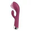 Forgófejes nyuszi vibrátor Spinning Rabbit 1 red