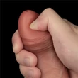 Realisztikus, csúszóbőrös dildó 8.5'' sliding skin pro dual layer silicone dong ii