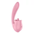 Csikló és G pont stimulátor Tongue genius - pink