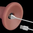 Realisztikus hajlítható vibrátor 6'' vibrating dual density power cock