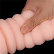 Realisztikus vagina és ánusz maszturbátor Virgin-skin blowout double side stroker vagina and anus