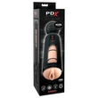 Forgó és szorító vibrációs masztubátor Vibrating Mega Milker Light/Black