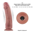 Realisztikus hajlítható  vibrátor 10.5'' vibrating dual density power cock