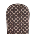 Műbőr paskoló 37,5 cm 15'' rebellion reign love paddle