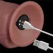Realisztikus hajlítható vibrátor 8.5'' vibrating dual density power cock