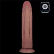 Realisztikus hajlítható  vibrátor 10.5'' vibrating dual density power cock