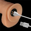 Realisztikus, letapasztható, tölthető, vízálló vibrátor 24 cm - 9.5'' Vibrating Power Basics Cock